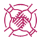 logo z czterema dłońmi