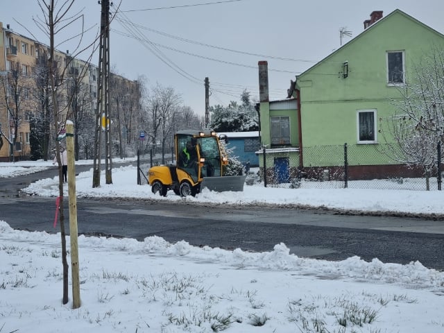 Kutnowskie chodniki odśnieżane
