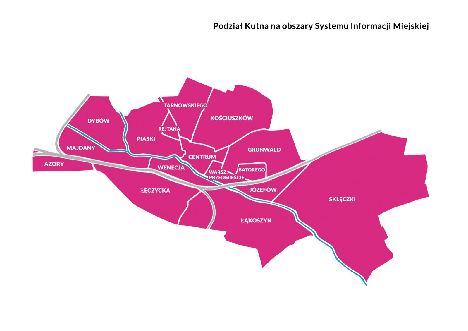 Mapa Kutna 