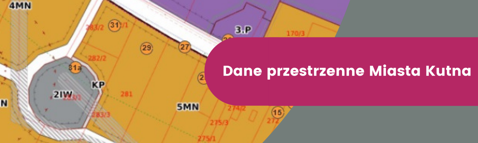 Baner z danymi przestrzennymi