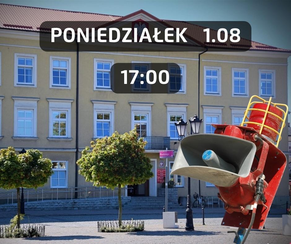 UM Kutno zawyją syreny alarmowe