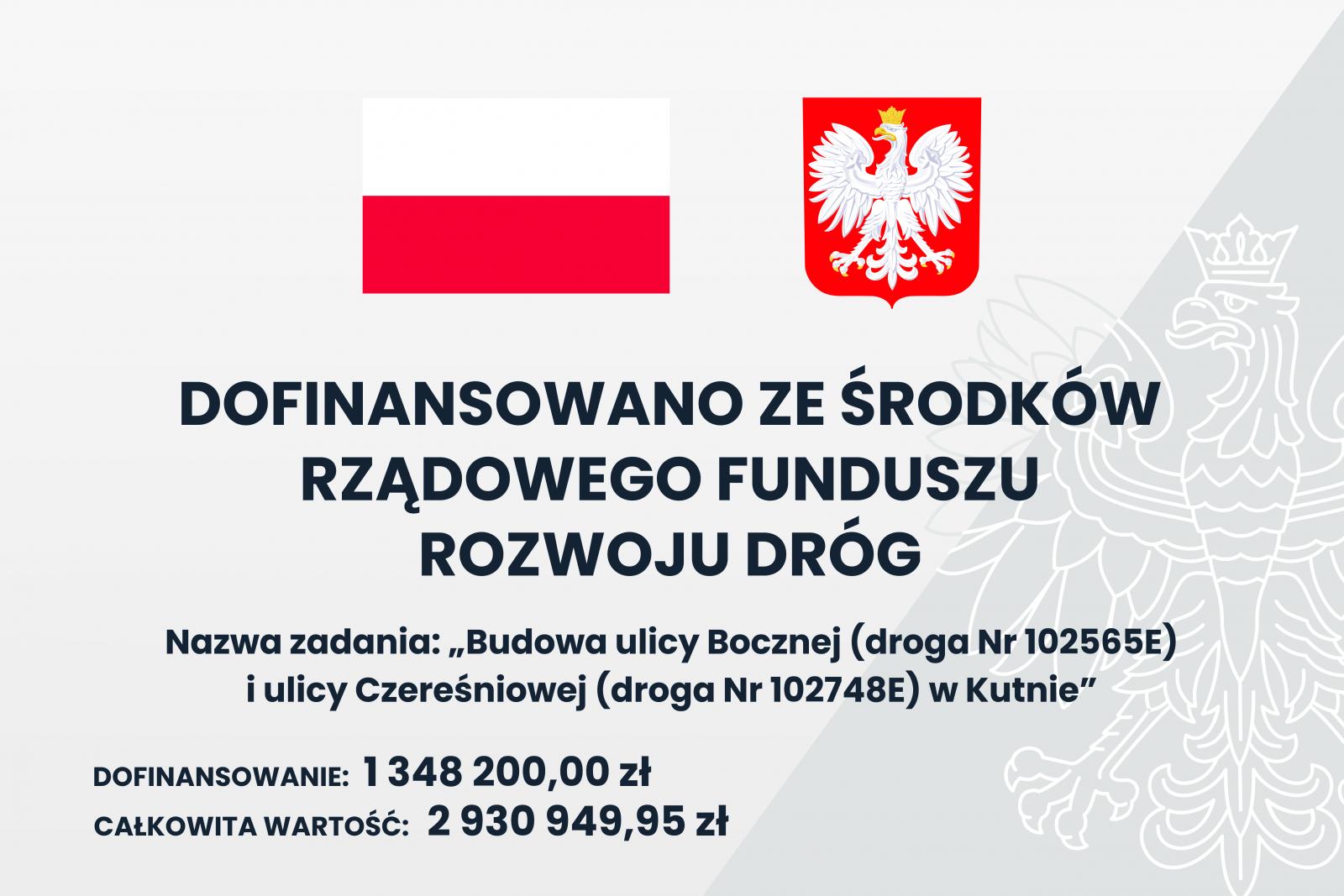 Tablica informująca o projekcie