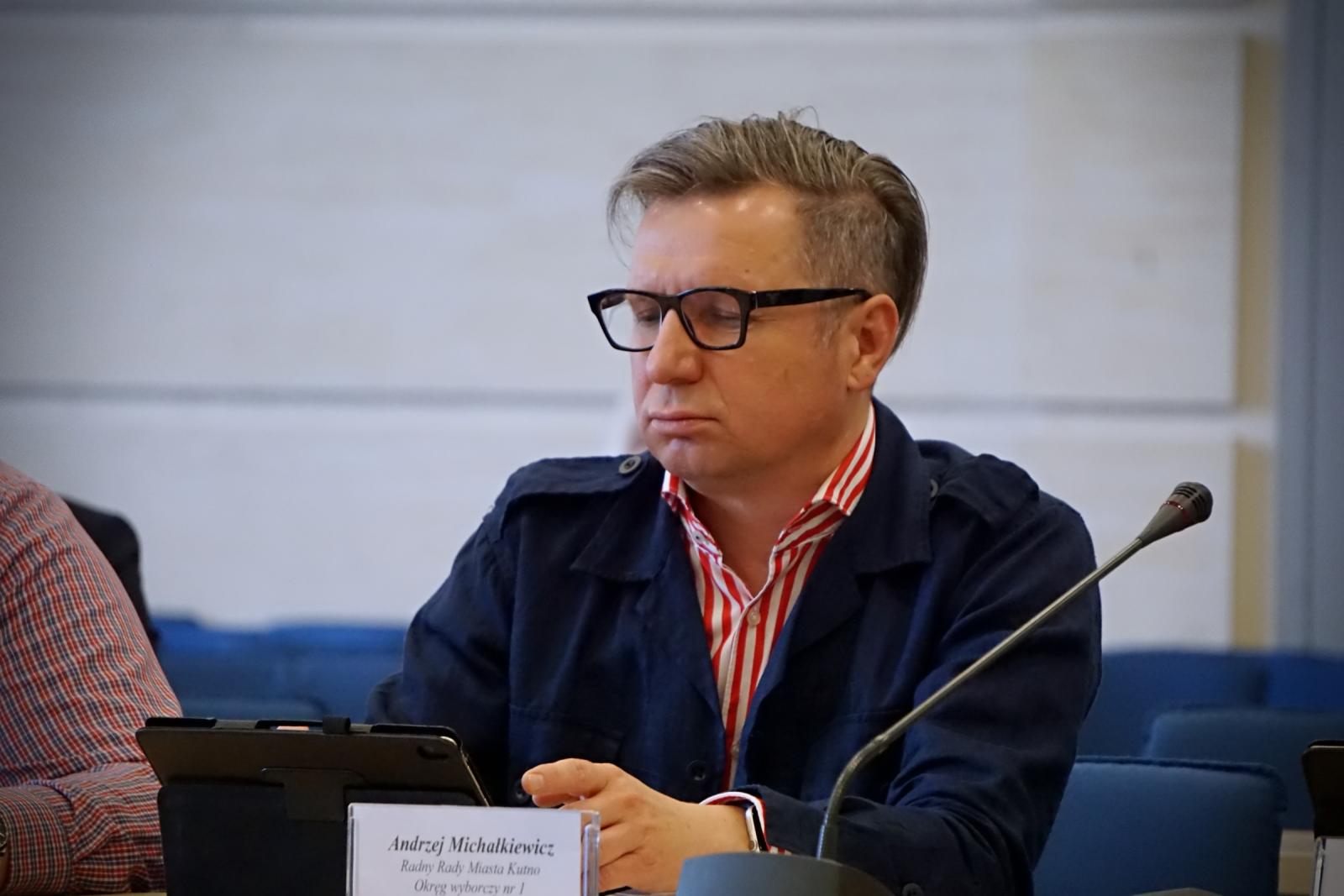 Wiceprzewodniczący Rady Miasta Andrzej Michałkiewicz
