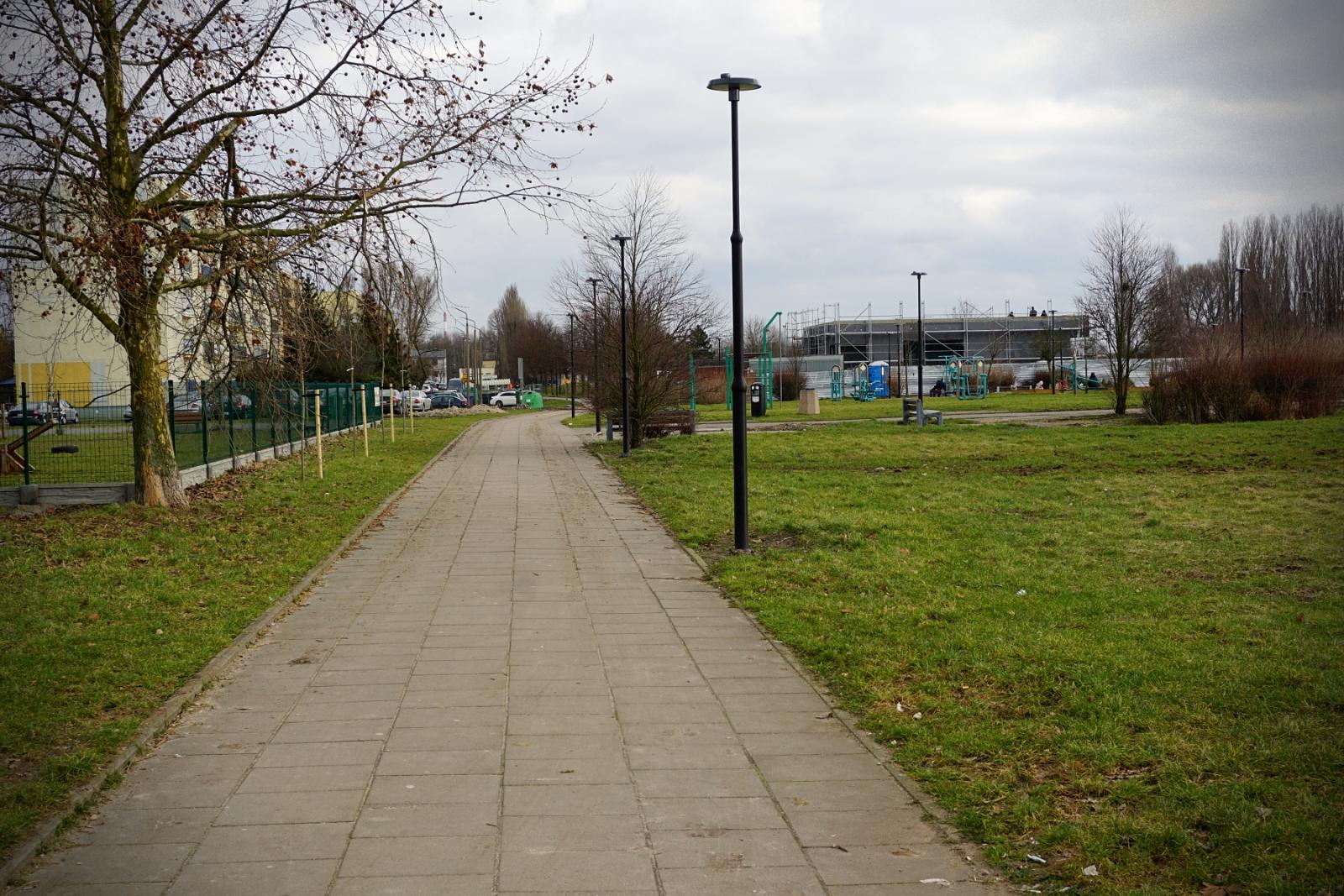 Zielona Oś Miasta trwają prace