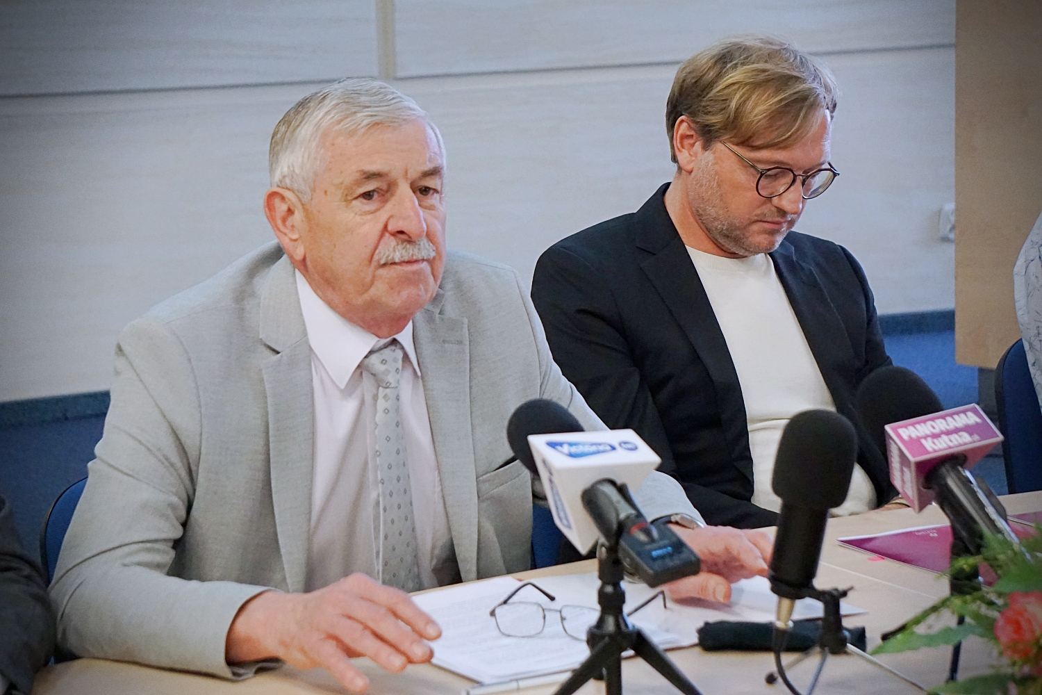 Podpsianie umowy na Zieloną Oś Miasta