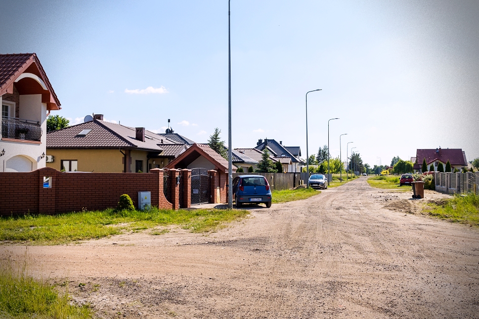 Ulica Polna w Kutnie