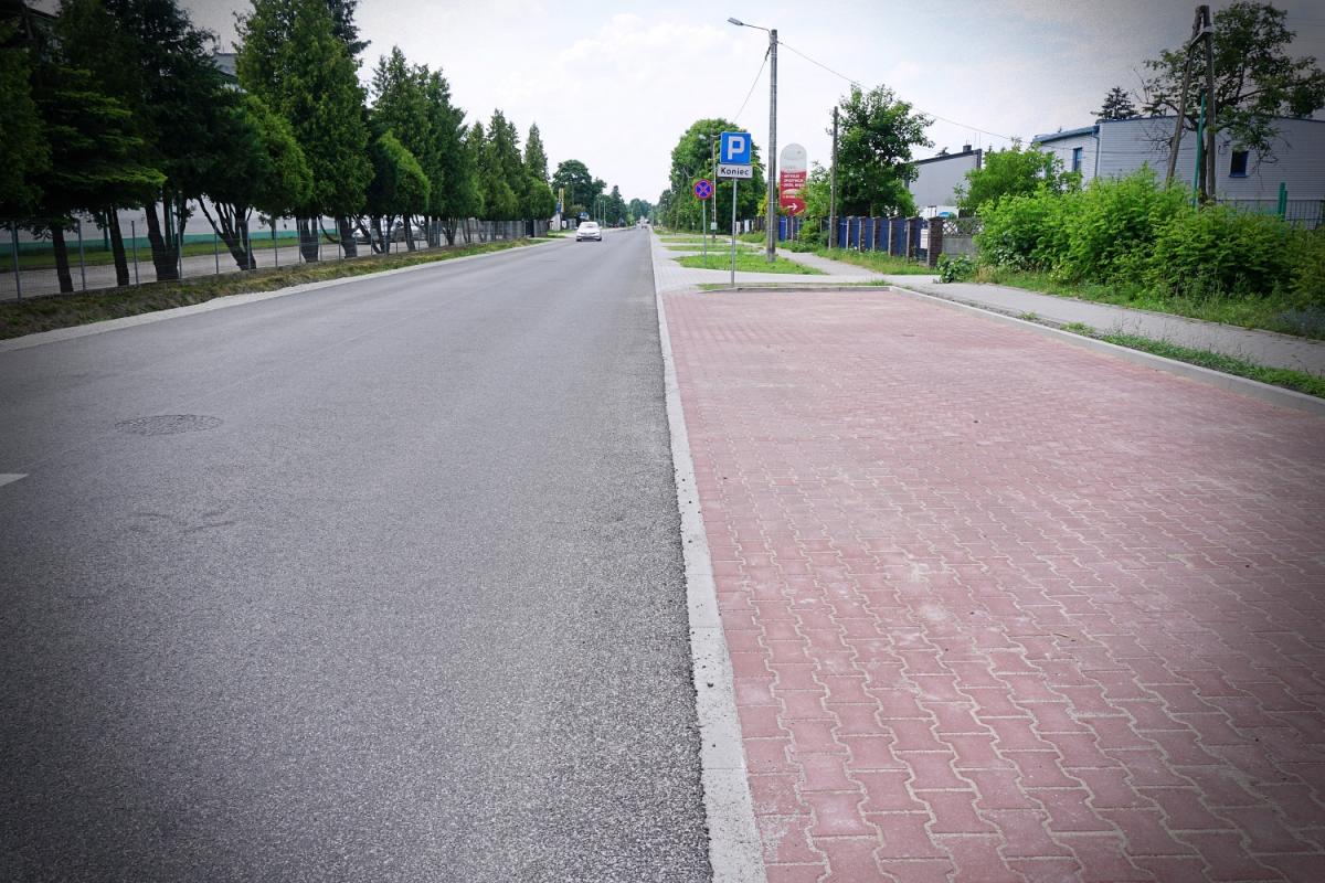Ulica Chopina po przebudowie