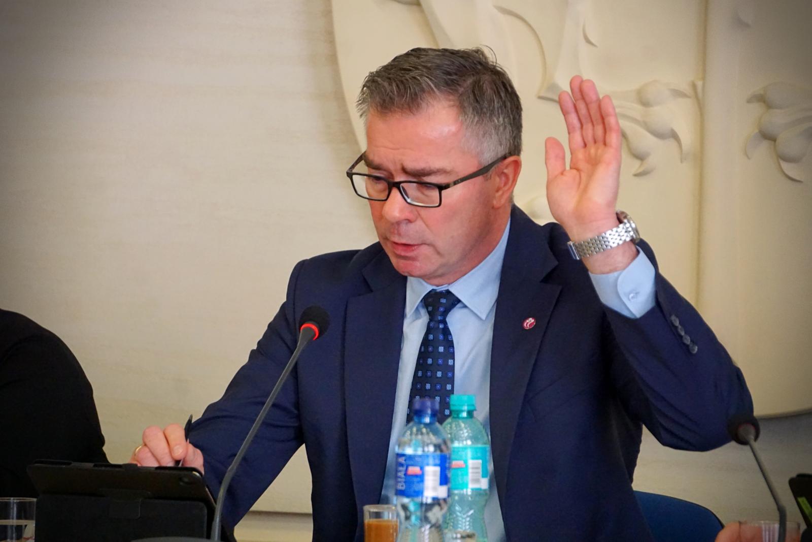 Mariusz Sikora - przewodniczący Rady Miasta