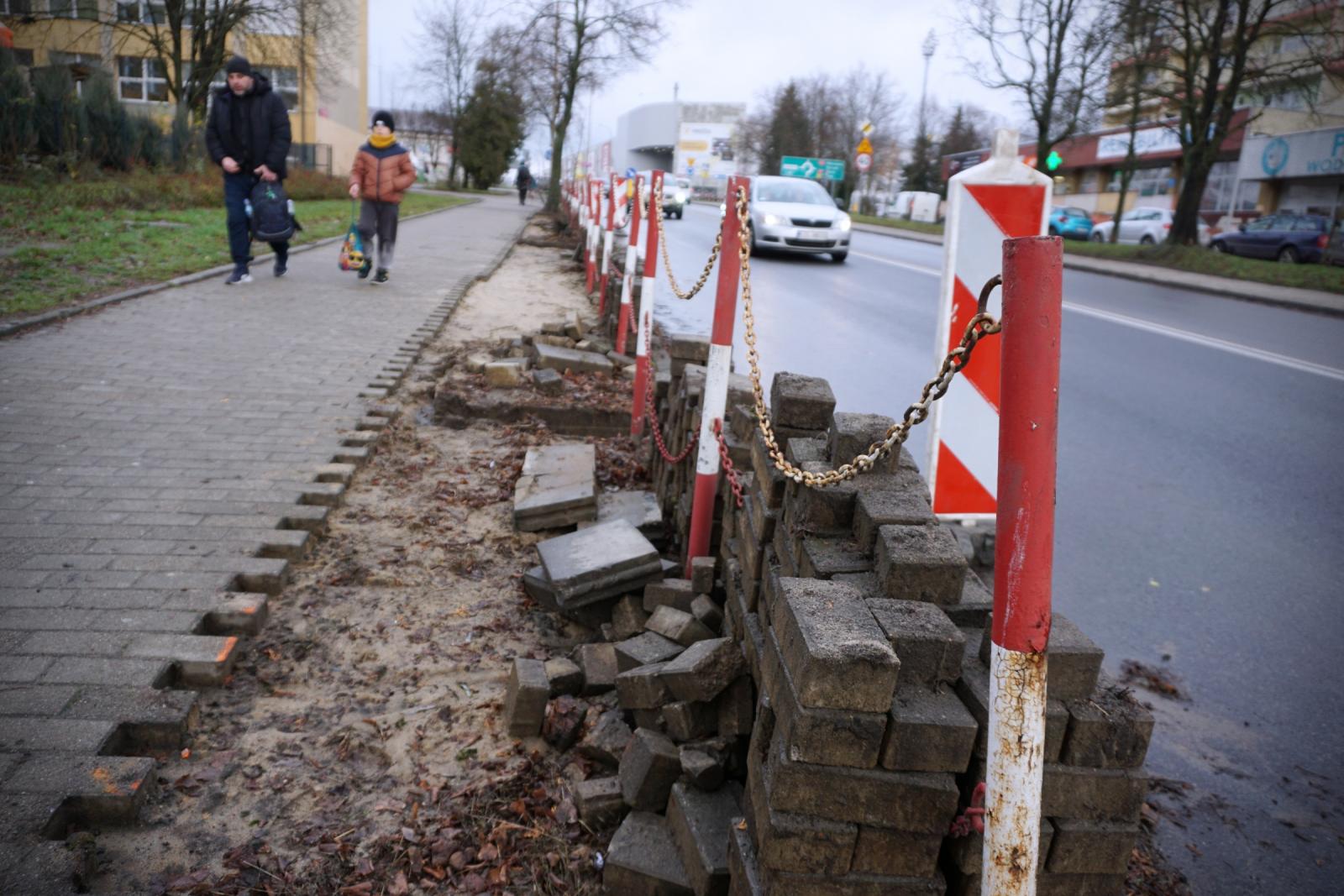 Troczewskiego chodnik