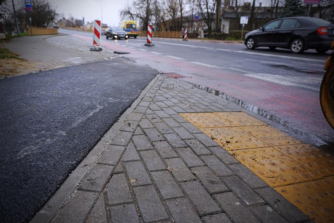 Ścieżka rowerowa przy Mickiewicza, Łęczyckiej i Krasińskiego