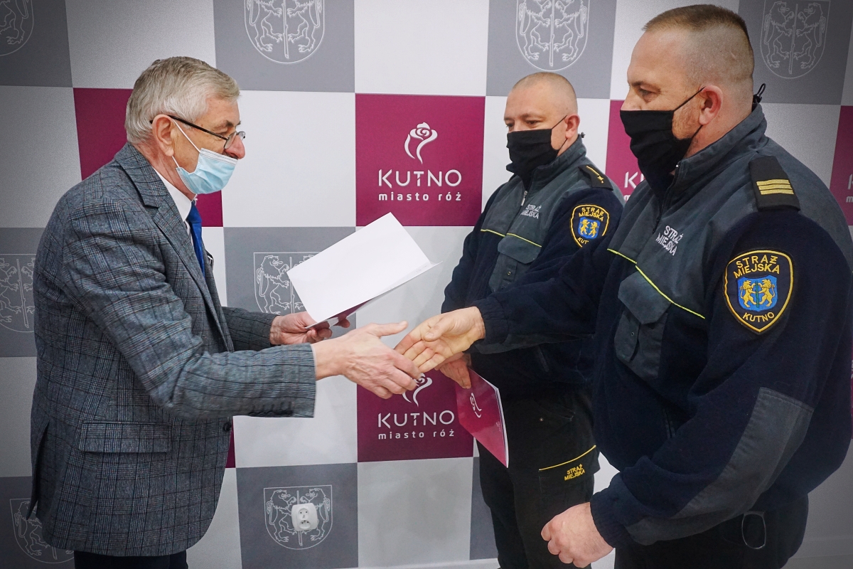 Podziękowania dla strażników miejskich