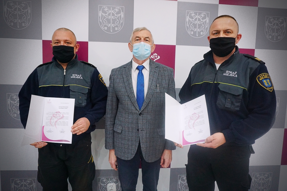 Prezydent Kutna i bohaterscy strażnicy