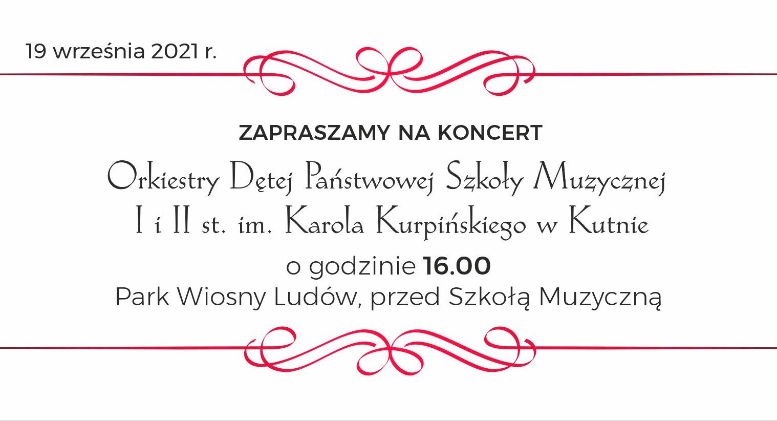 zaproszenie na koncert