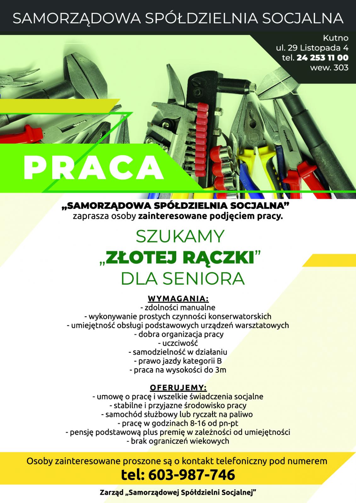Grafika ogłoszenie o pracę