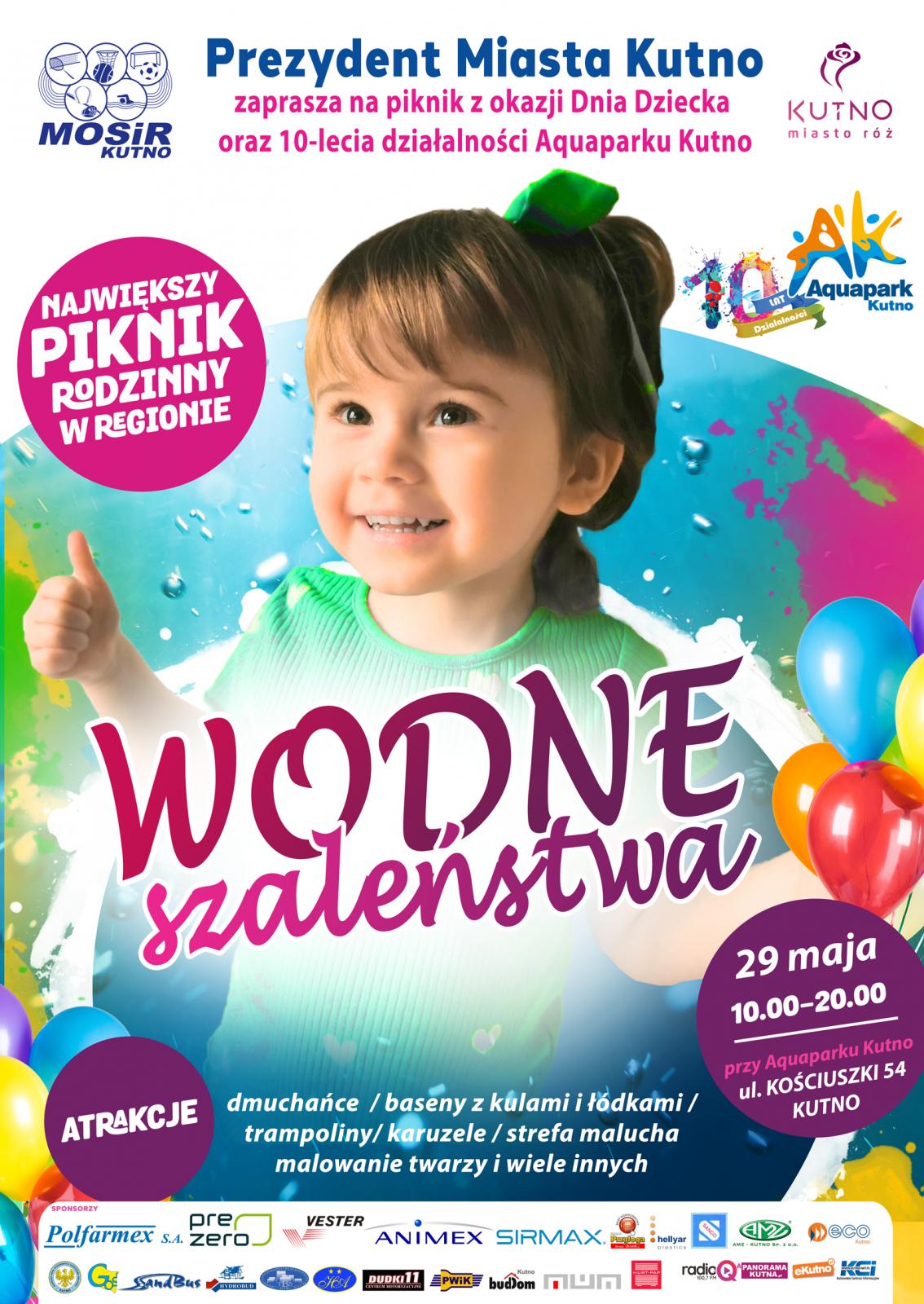 Plakat Wodne Szaleństwo