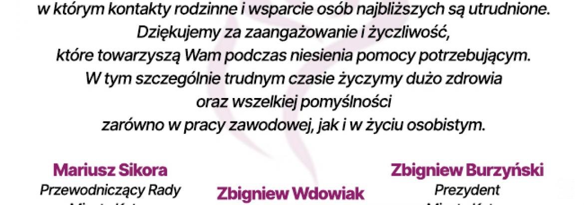 Życzenia z okazji Dnia Pracownika Socjalnego