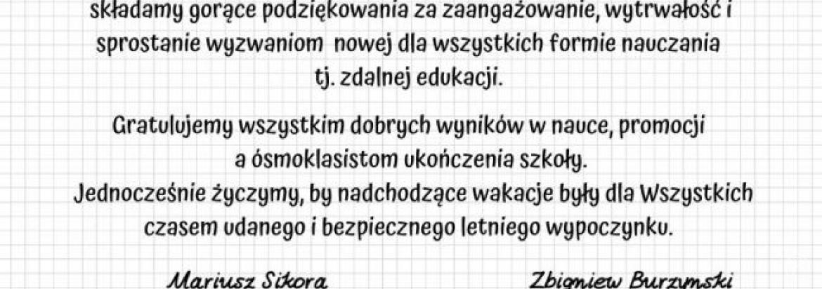 Spokojnych Wakacji 2020