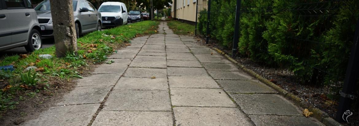 Chodnik na ulicy Kopernika