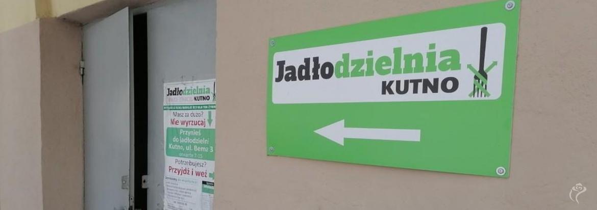 Drzwi kutnowskiej jadłodzielni