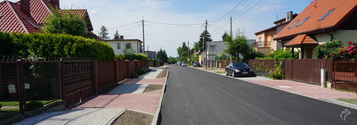 widok na ulicę Wysockiego 