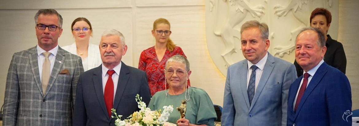 Maria Wierzbicka z Honorową Nagrodą Prezydenta Kutna