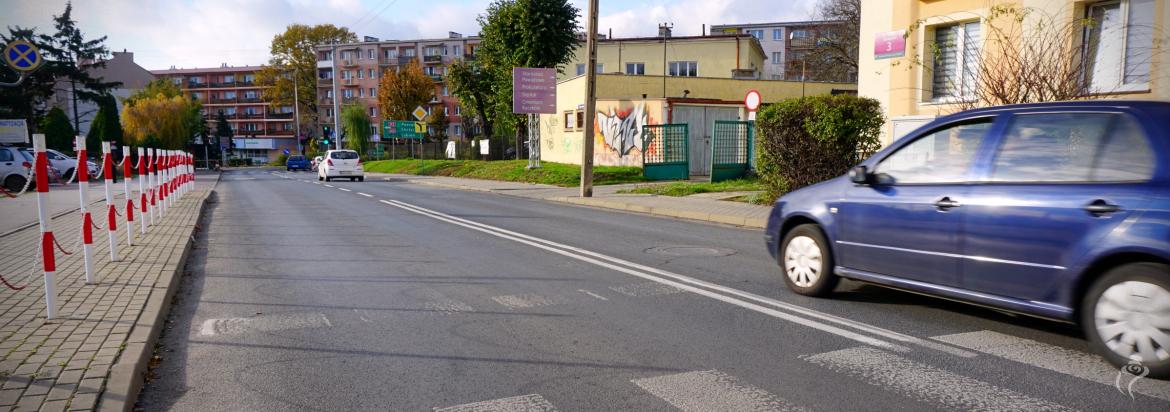 Ulica Oporowska przed remontem