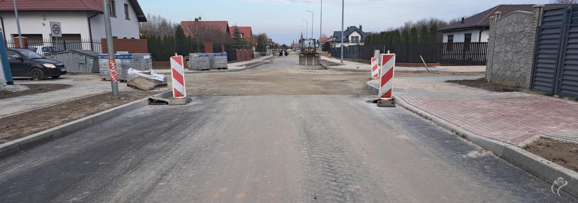 Ulica Polna w przebudowie