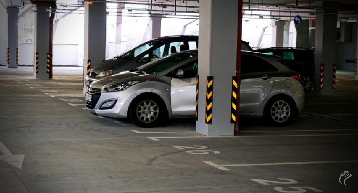 Zdjęcie z otwarcia parkingu pod placem Wolności