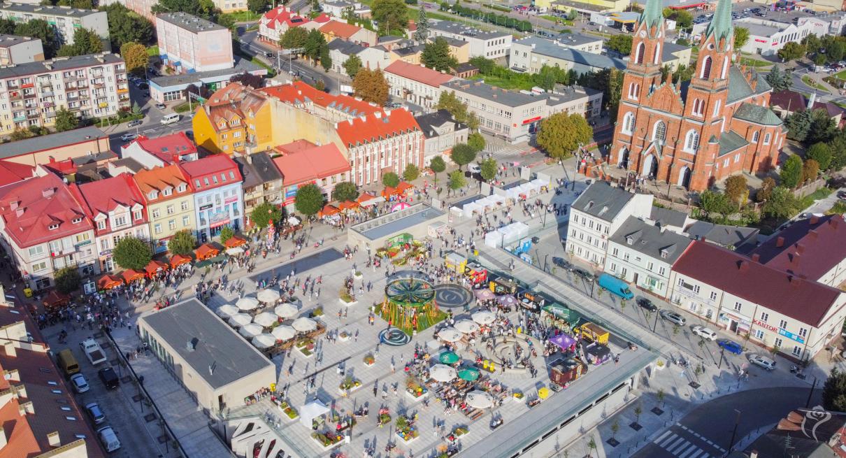 zdjęcie Placu Wolności w Kutnie 