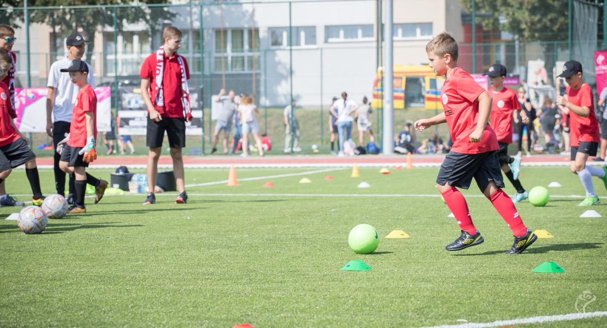 Pierwszy trening przy Dziewiątce