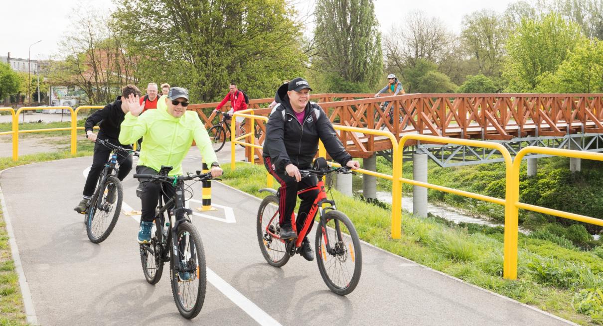 Piknik rowerowy nad Ochnią