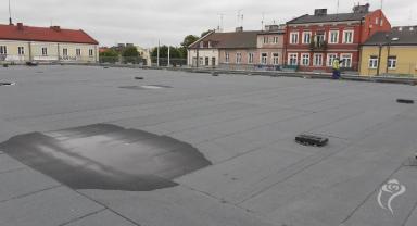 Postęp prac na Placu Wolności i Rynku Zduńskim