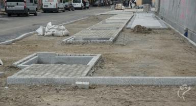 Postęp prac na Placu Wolności i Rynku Zduńskim