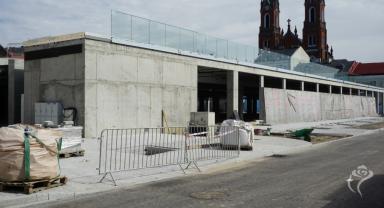 Postęp prac na Placu Wolności i Rynku Zduńskim