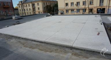 Postęp prac na Placu Wolności i Rynku Zduńskim