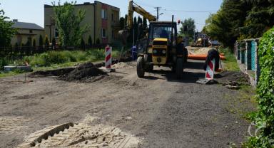 Prace na ulicy Paderewskiego