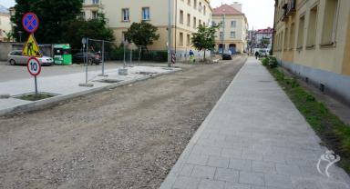 Postęp prac na Placu Wolności i Rynku Zduńskim