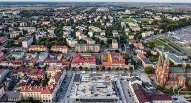 zdjęcie z Placu Wolności w Kutnie