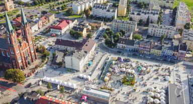 zdjęcia Placu Wolności w Kutnie 