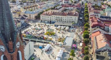 zdjęcie Placu Wolności w Kutnie 