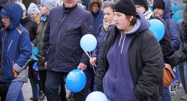 Niebieski Marsz Fundacji Niebieski Wiatrak