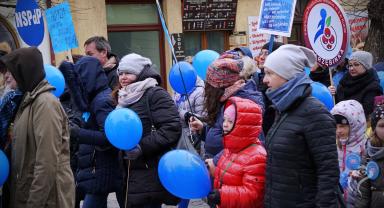 Niebieski Marsz Fundacji Niebieski Wiatrak
