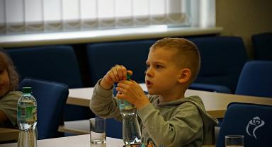 Dzieci z Punktu Przedszkolnego nr 3 w Urzędzie Miasta 
