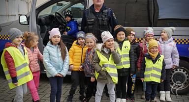 Dzieci z Punktu Przedszkolnego nr 3 w Urzędzie Miasta 