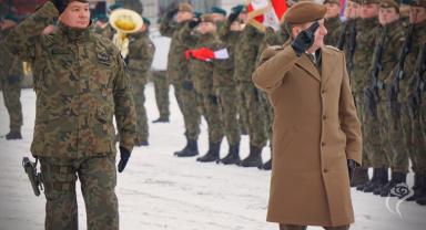 Przysięga wojskowa 9 ŁBOT w Kutnie