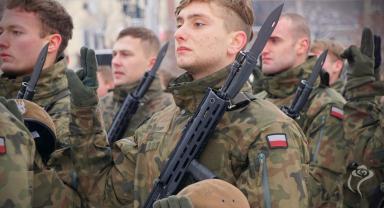 Przysięga wojskowa 9 ŁBOT w Kutnie