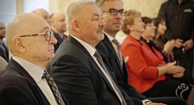 Przekazanie kluczy do Pałacu Saskiego