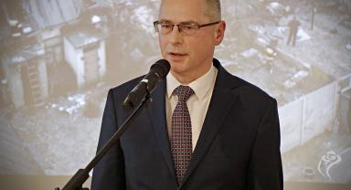 Przekazanie kluczy do Pałacu Saskiego
