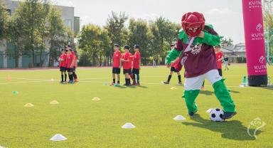 Pierwszy trening przy Dziewiątce