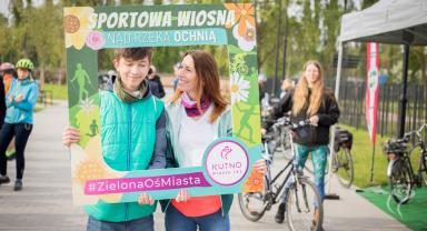 Piknik rowerowy nad Ochnią